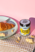 Bio-Cashewcreme mit weißem Schokoladengeschmack und grünen Kaffeebohnen „Zero Guilt“
