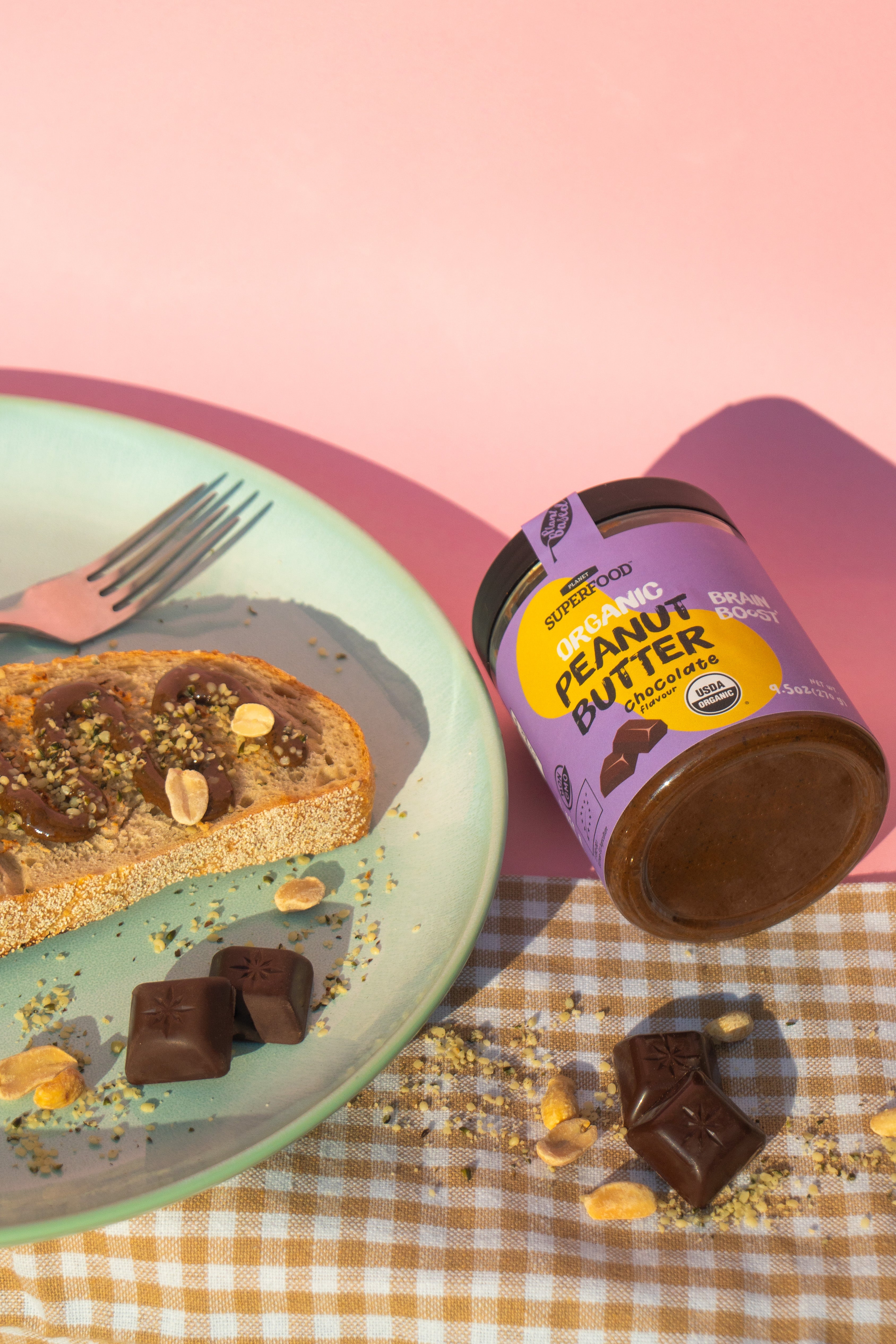 Bio-Erdnusscreme mit Guarana „Brain Boost“