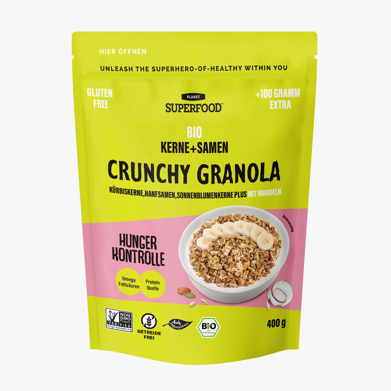 HUNGER CONTROL Bio-Samen-Granola – Klassisch Hauptbild