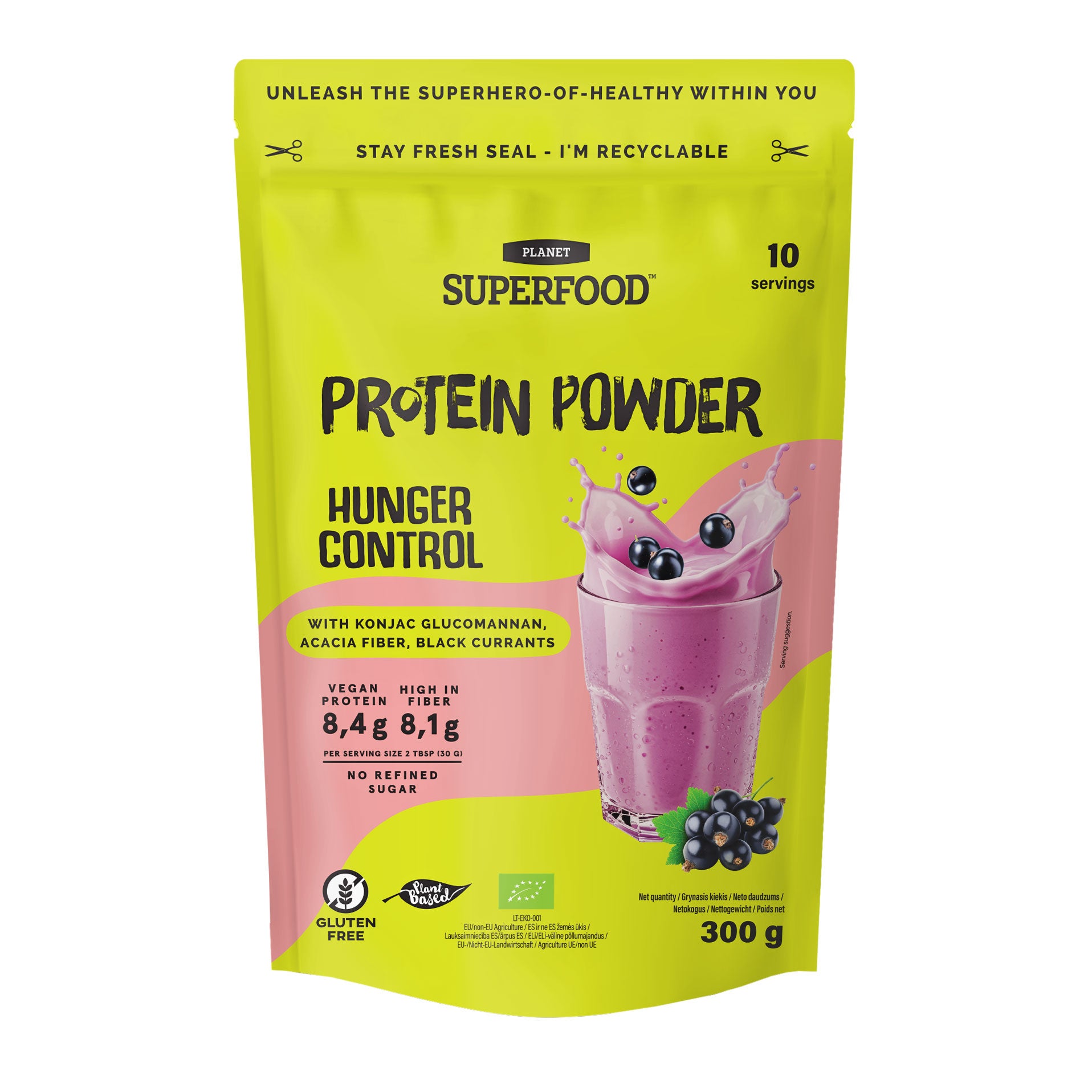 HUNGER CONTROL Proteinshake: Königliche Johannisbeere Hauptbild