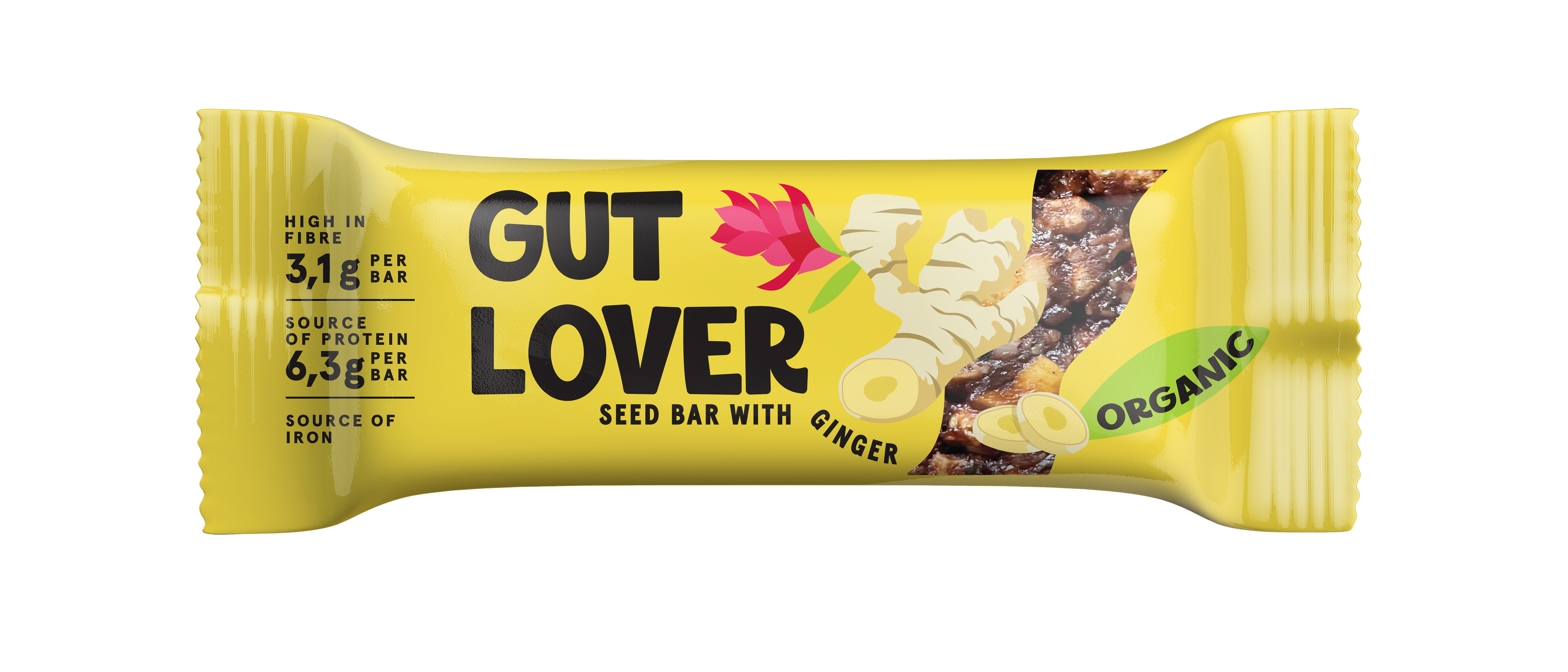SAATENRIEGEL „GUT LOVER“, BIO, MIT INGWER, 3 STK. Zweitbild