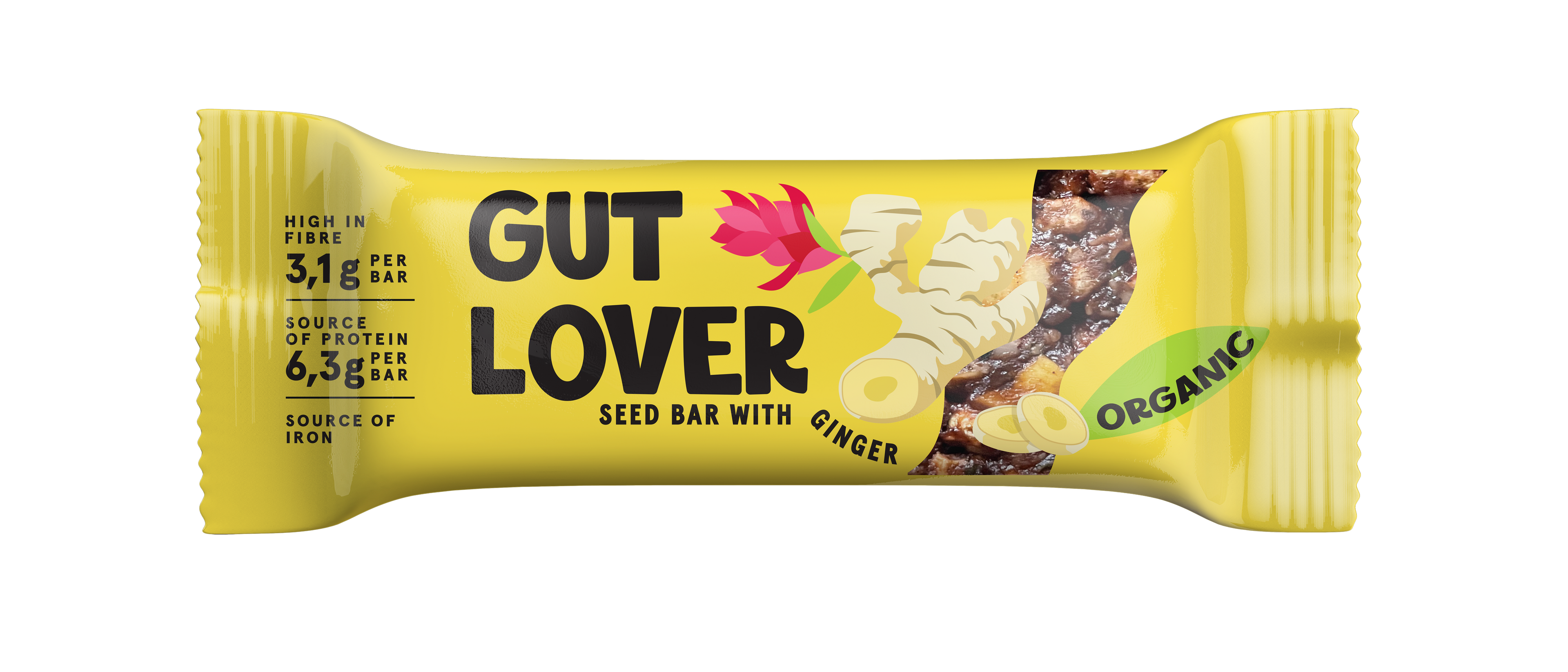 SAATENRIEGEL „GUT LOVER“, BIO, MIT INGWER, 3 STK.