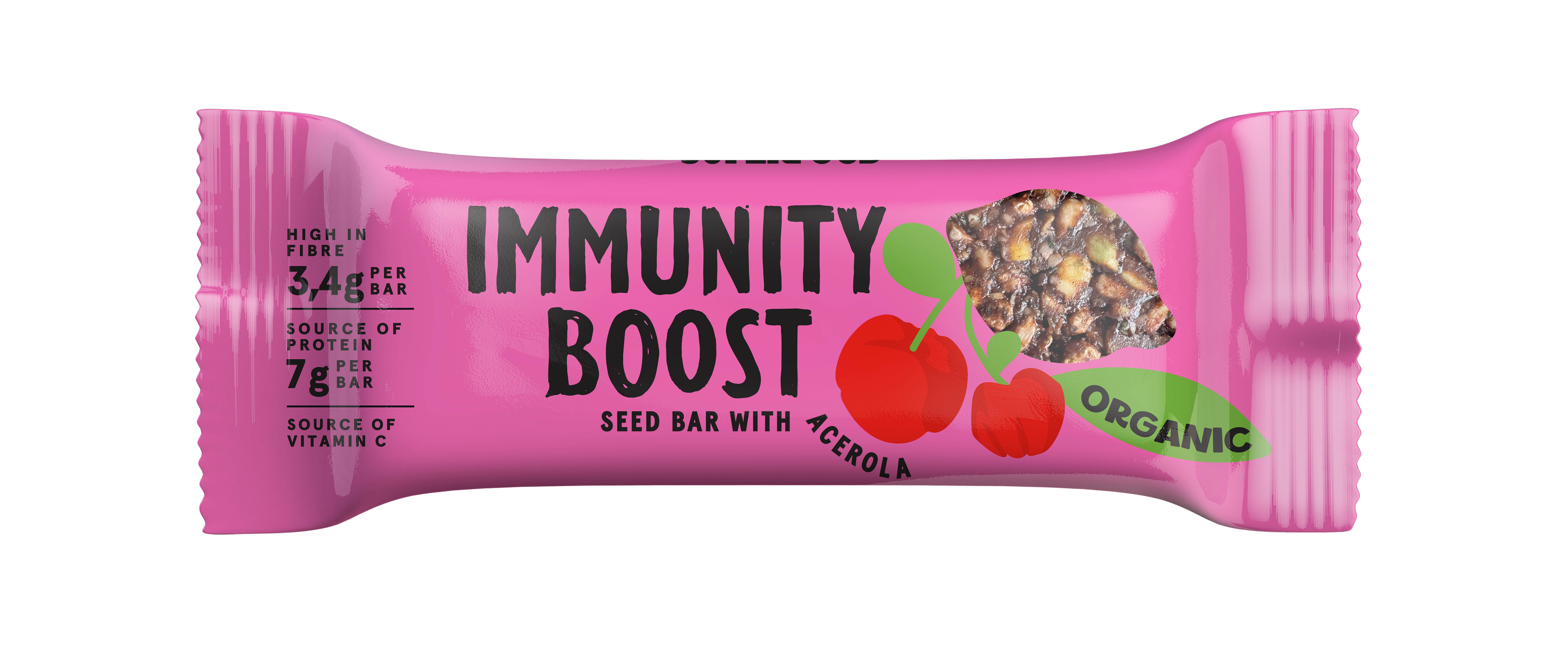 SAATENRIEGEL „IMMUNITY BOOST“, BIO, MIT ACEROLA, 3 STK. Zweitbild